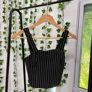 Striped Corset Style Top